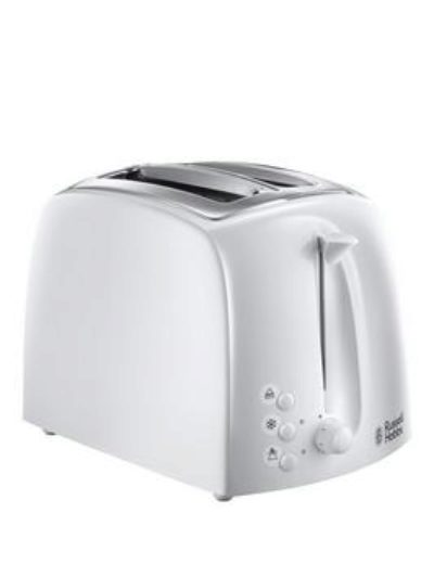 Russell Hobbs 21640 Textures 2-Slice Toaster - White